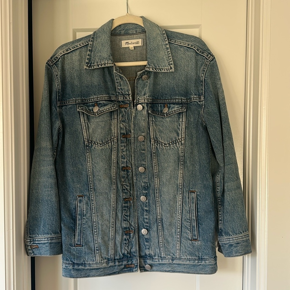Madewell oversized denim jacket XXS